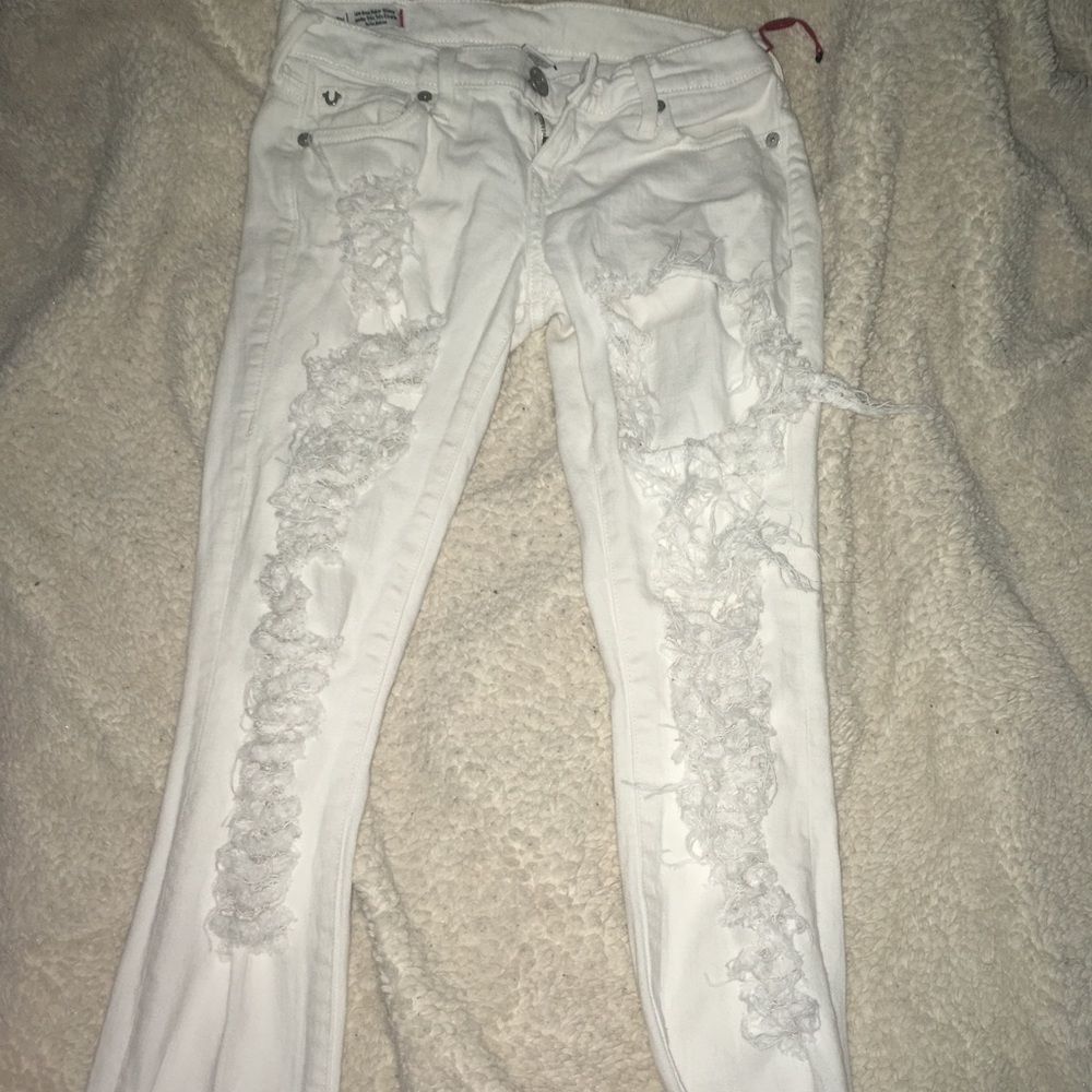 Ripped True Religion Jeans